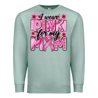 Seafoam i wear pink for my mom Premium Sweatshirt - Zillion Design Studio