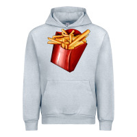 Heather Grey french fries Urban Hoodie - AdoDesignShop