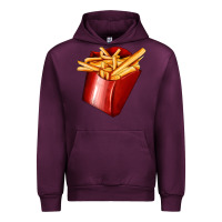 Mauve Wine french fries Urban Hoodie - AdoDesignShop