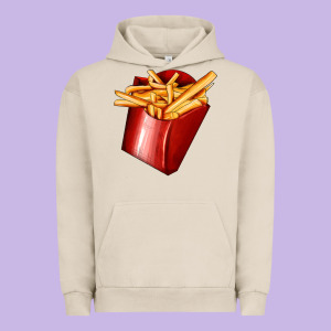 French Fries Urban Hoodie Designed By Adodesignshop