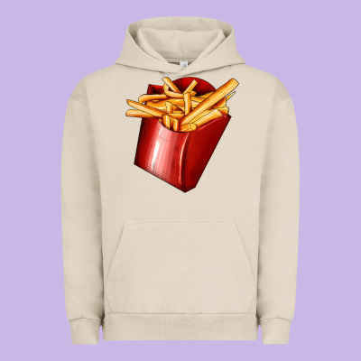 French Fries Urban Hoodie Designed By Adodesignshop