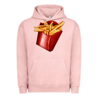 Pigment Salmon french fries Urban Hoodie - AdoDesignShop