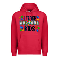 Cardinal i teach ausome kids Premium Hoodie - AdoDesignShop