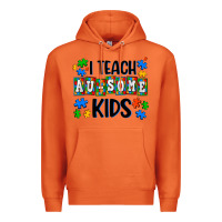 Carrot i teach ausome kids Premium Hoodie - AdoDesignShop