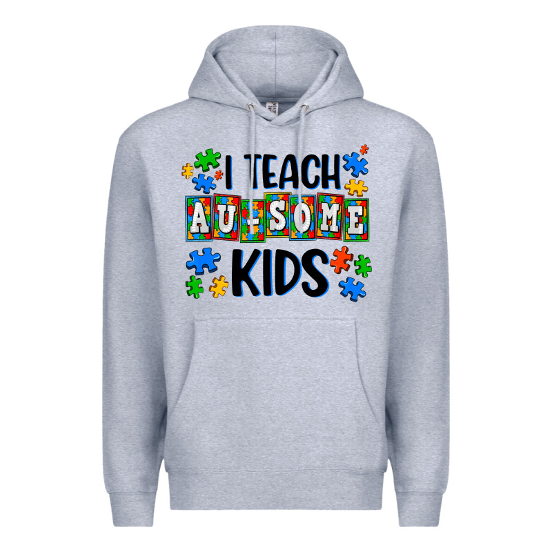 I Teach Ausome Kids Premium Hoodie by AdoDesignShop | Teevron