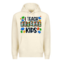 Sandshell i teach ausome kids Premium Hoodie - AdoDesignShop