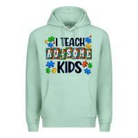 Seafoam i teach ausome kids Premium Hoodie - AdoDesignShop