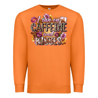Carrot i run on caffeine and kisses Premium Sweatshirt - Zillion Design Studio