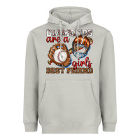 Moon Dust diamonds are a girls best friend baseball Heavyweight Hoodie - texasbilliewilder