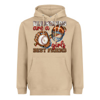 Mushroom diamonds are a girls best friend baseball Heavyweight Hoodie - texasbilliewilder