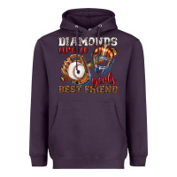Plum diamonds are a girls best friend baseball Heavyweight Hoodie - texasbilliewilder