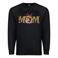 Black western bulldog mom Premium Sweatshirt - RanaPortraitStore