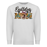 Dove Grey western bulldog mom Premium Sweatshirt - RanaPortraitStore