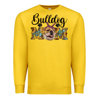 Lemon western bulldog mom Premium Sweatshirt - RanaPortraitStore