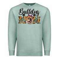 Seafoam western bulldog mom Premium Sweatshirt - RanaPortraitStore