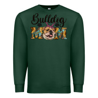 Sports Green western bulldog mom Premium Sweatshirt - RanaPortraitStore