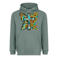 Sage faith sunflower cross Heavyweight Hoodie - Zillion Design Studio
