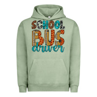 Pigment Oil Green school bus driver Urban Hoodie - Artiststas