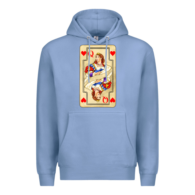 Love Playing Cards Queen Premium Hoodie by AdoDesignShop | Teevron