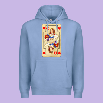 Love Playing Cards Queen Premium Hoodie Designed By Adodesignshop