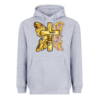Heather Grey faith child cancer cross Heavyweight Hoodie - Zillion Design Studio
