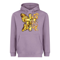 Lavender faith child cancer cross Heavyweight Hoodie - Zillion Design Studio