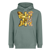 Sage faith child cancer cross Heavyweight Hoodie - Zillion Design Studio