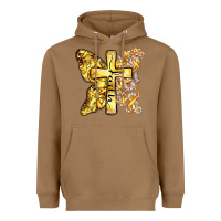 Toasted Coconut faith child cancer cross Heavyweight Hoodie - Zillion Design Studio