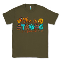Army Green she is strong Classic Tee - BundleAndBundleShop