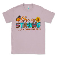Lilac she is strong Classic Tee - BundleAndBundleShop