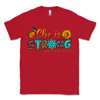 Red she is strong Classic Tee - BundleAndBundleShop