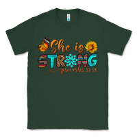 Sports Green she is strong Classic Tee - BundleAndBundleShop