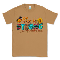 Toasted Coconut she is strong Classic Tee - BundleAndBundleShop
