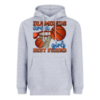 Heather Grey diamonds are a girls best friend basketball Heavyweight Hoodie - texasbilliewilder