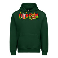 Forest Green burger with coke and stars Urban Hoodie - AdoDesignShop