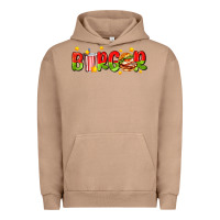 Pigment Burro burger with coke and stars Urban Hoodie - AdoDesignShop