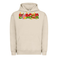 Pigment French Oak burger with coke and stars Urban Hoodie - AdoDesignShop