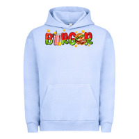 Pigment Grape Ice burger with coke and stars Urban Hoodie - AdoDesignShop