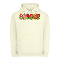 Pigment Pistachio burger with coke and stars Urban Hoodie - AdoDesignShop