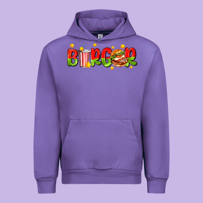 Burger With Coke And Stars Urban Hoodie Designed By Adodesignshop