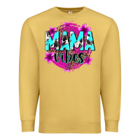 Antique Gold mama vibes Premium Sweatshirt - Zillion Design Studio
