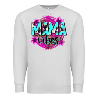 Dove Grey mama vibes Premium Sweatshirt - Zillion Design Studio