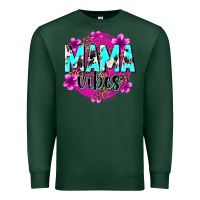 Sports Green mama vibes Premium Sweatshirt - Zillion Design Studio