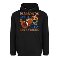 Black diamonds are a girls best friend football Heavyweight Hoodie - texasbilliewilder