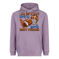 Lavender diamonds are a girls best friend football Heavyweight Hoodie - texasbilliewilder