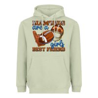 Matcha diamonds are a girls best friend football Heavyweight Hoodie - texasbilliewilder