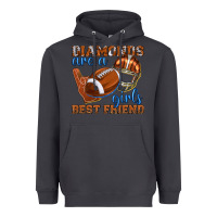 Smoke diamonds are a girls best friend football Heavyweight Hoodie - texasbilliewilder