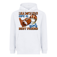 White diamonds are a girls best friend football Heavyweight Hoodie - texasbilliewilder