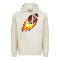 Oatmeal Heather american football Premium Hoodie - JahusDesignShop