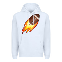 White american football Premium Hoodie - JahusDesignShop
